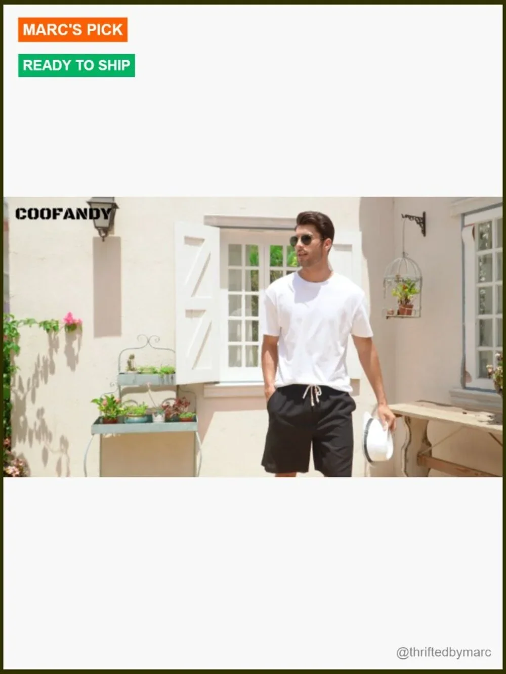Men's Linen Elastic Waist Shorts, Casual Summer Beach Drawstring